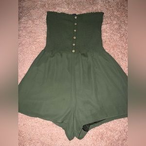 Women’s tube top style romper
